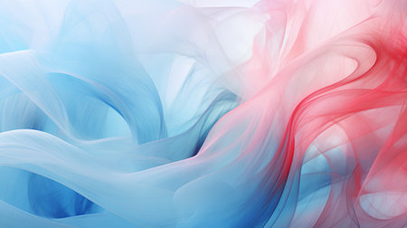 Abstract background with blue and red waves. Design element for brochure, flyer, web design, presentation.の素材