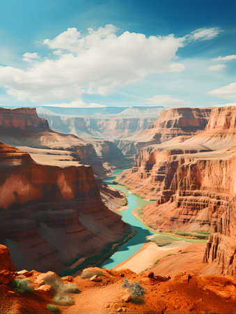 Beautiful view of Grand Canyon in Arizona, United States of Americaの素材
