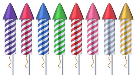 Fireworks 3D Set 3の写真素材