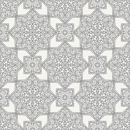 Abstract floral seamless pattern. Contains all kind of styles from retro to complex mandala decorations. Great for wallpapers, backgrounds, wrapping paper, surface textures.のイラスト素材