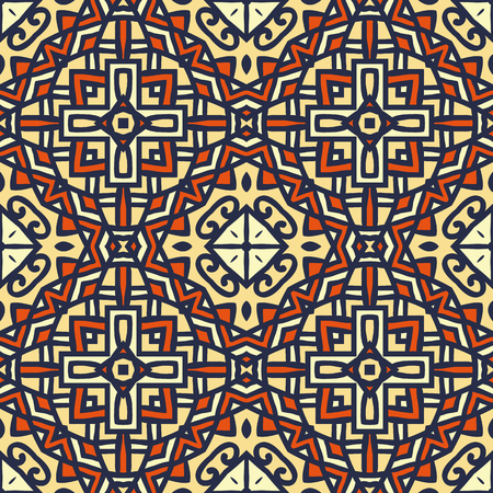 Abstract floral seamless pattern. Contains all kind of styles from retro to complex mandala decorations. Great for wallpapers, backgrounds, wrapping paper, surface textures.のイラスト素材