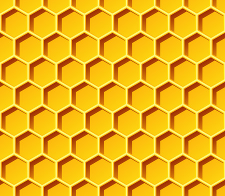 Honeycomb Seamless Vector Pattern. Great for backgrounds, wallpapers, games and other design projects.のイラスト素材