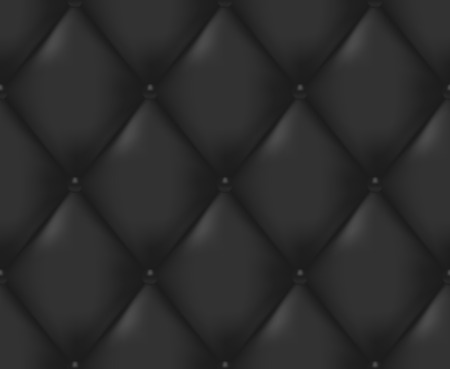 Black Quilted Seamless Vector Pattern.Vector background made with gradient mesh. Great for luxury and VIP projects.のイラスト素材