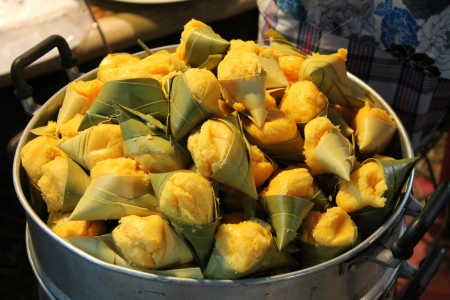 Thai dessert Yellowの写真素材