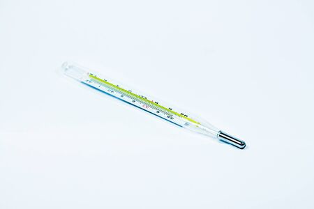 Glass mercury thermometer の写真素材