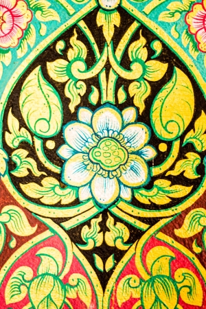 Lotus patternの写真素材