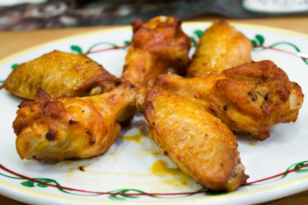 Grilled chicken legs の写真素材