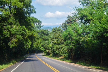 road in mountainsの写真素材