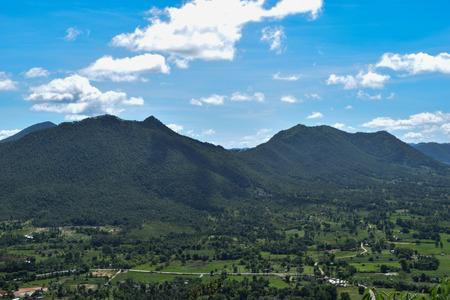 green mountainの写真素材