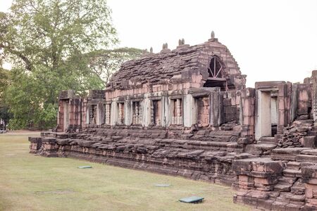 Phimai Castle at Nakhon Ratchasima Province, Thailand.の写真素材