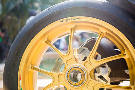 Gloden wheel for motor cycle