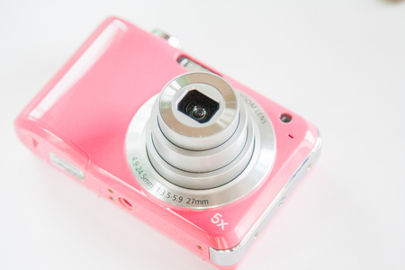 digital camera is a pink.