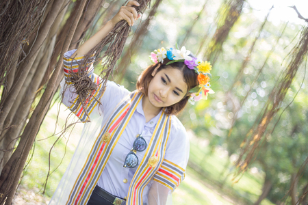 congratulation portraitの写真素材