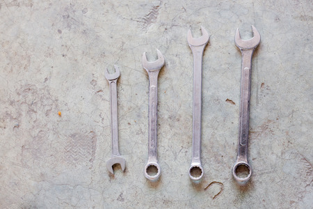 tool repair in garageの写真素材