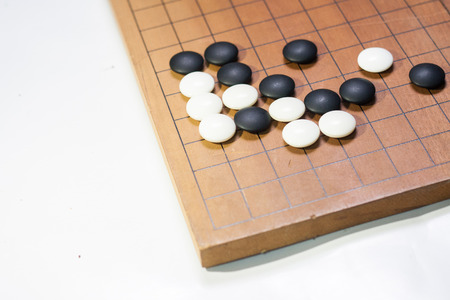 Go is a game for strategy which develop mindの写真素材