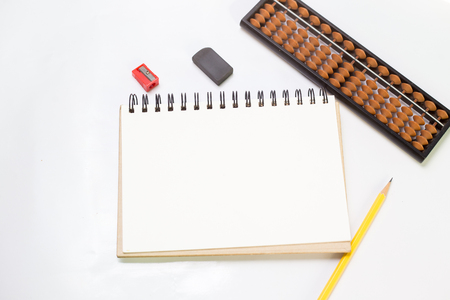 note and stationary for studentの写真素材