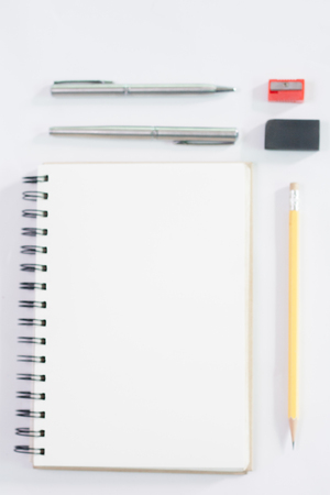 note and stationary for studentの写真素材