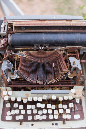 old typewriting vintage styleの写真素材