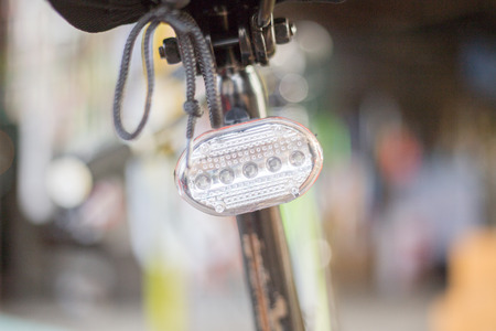 light bicycle  for night streetの写真素材