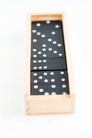 domino is a toy of dot sequence.の写真素材