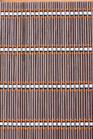 curtain made a bamboo wood use in living roomの写真素材