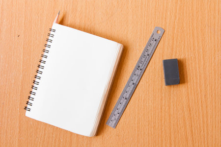 note and  pencilのeditorial素材