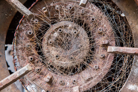 rusty on ovenの写真素材