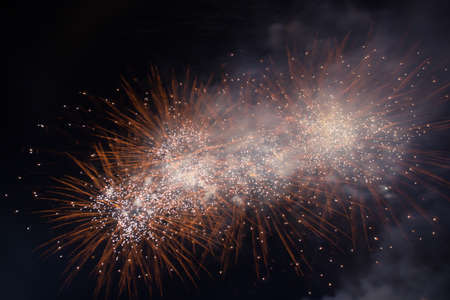 Fireworks in the new year festival