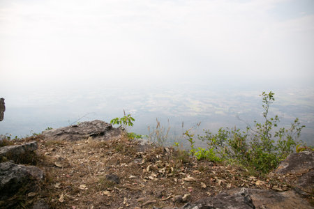 Mountains consist of a combination of igneous, metamorphic, or sedimentary rock, depending on how they are formed.の写真素材