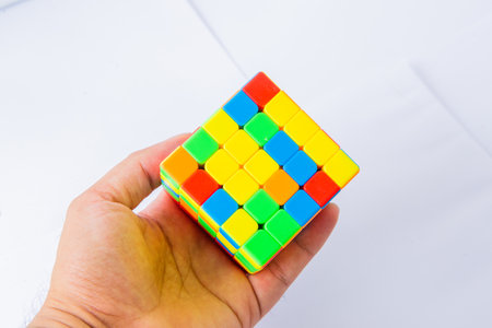 The Rubik's Cube is a 3-D combination puzzle originally.のeditorial素材