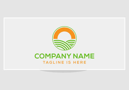 Agriculture Logo for your company with modern styleのイラスト素材