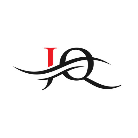 JQ Letter Linked Logo for business and company identity. Initial Letter JQ Logo Vector Template.のイラスト素材