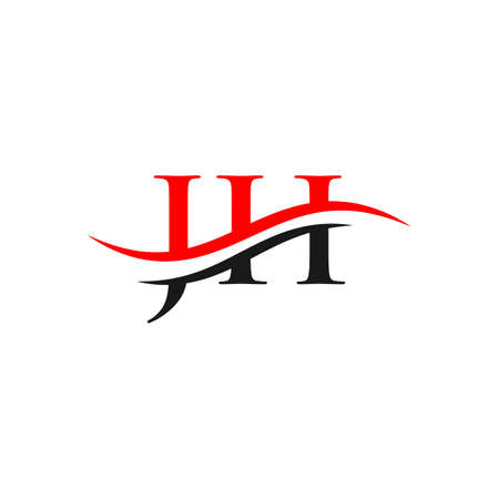 Modern JH Logo Design for business and company identity. Creative JH letter with luxury concept.のイラスト素材