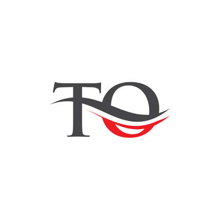 TO letter logo. Initial TO letter business logo design vector templateのイラスト素材