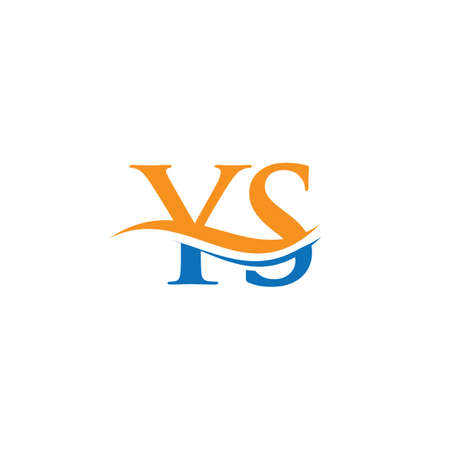 YS Linked Logo for business and company identity. Creative Letter YS Logo Vectorのイラスト素材