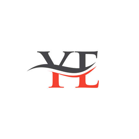 YE Linked Logo for business and company identity. Creative Letter YE Logo Vectorのイラスト素材