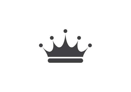 Crown logo vector icon illustration with various color. Crown icon with modern trendy design.のイラスト素材
