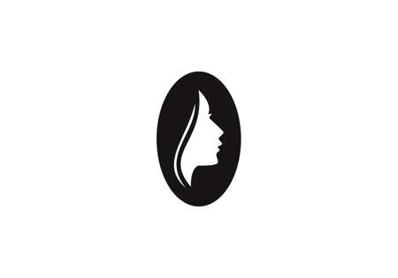 Woman Face beauty and spa Logo Design vector. Beauty logo designのイラスト素材