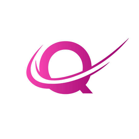 Letter Q Logo Vector Template Modern and Simple Design. Q Logotype For Business And Company Identity, Modern, Flat And Minimalist Templateのイラスト素材