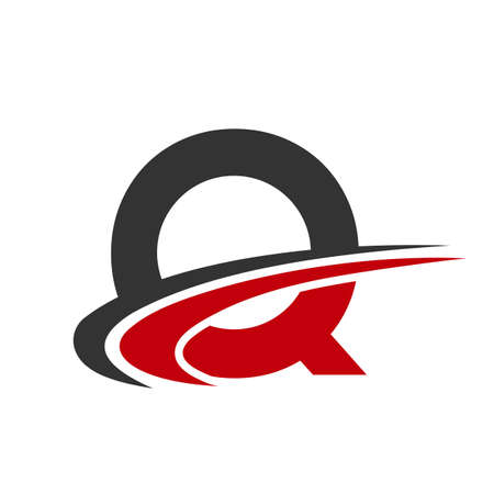 Letter Q Logo Design For Marketing And Finance Business. Initial Q Logotype Signのイラスト素材