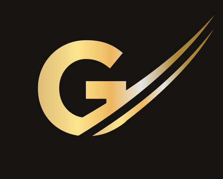 Initial Letter G Logo Template Modern and Simple Design. G Logotype For Business And Company Identity, Modern, Flat And Minimalist Signのイラスト素材