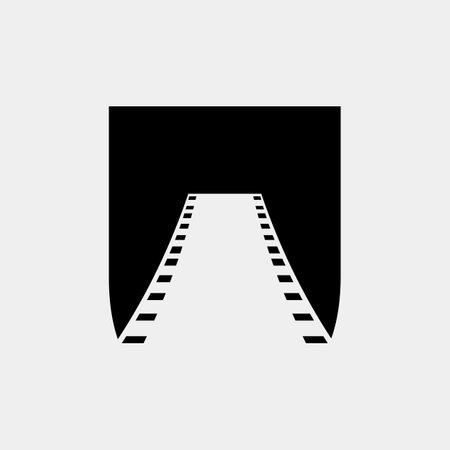 Transport Logo With U Letter Concept. Road Logo Design Templateのイラスト素材