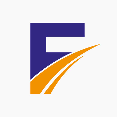 F Logo, F Letter Logo Design Templateのイラスト素材