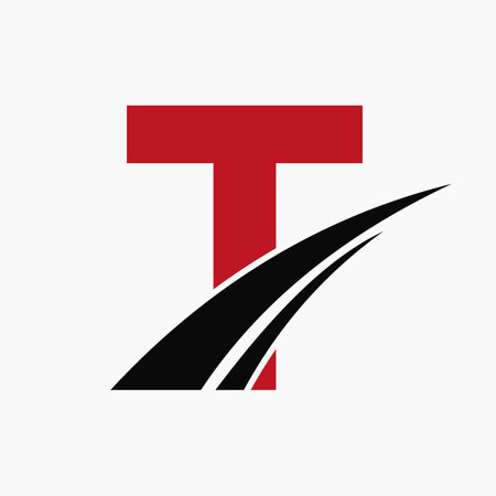 T Logo, T Letter Logo Design Templateのイラスト素材