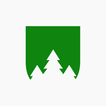 Palm Tree In Letter U For Holiday Rentals, Travel Service, Tropical Spa Symbolのイラスト素材