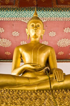Ancient Buddha statueの写真素材