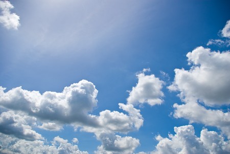 Nice blue skyの写真素材