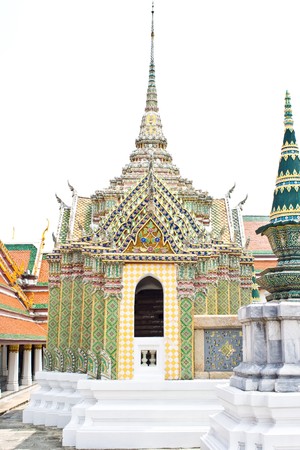 The Pavillian inside Wat Phar Kaewの写真素材
