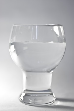 Water in a glassの写真素材