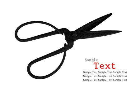 Old scissors の写真素材